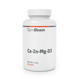 Calciu-Zinc-Magneziu-Vitamina D3 - GymBeam - 90 de pliculețe
