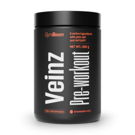 Veinz Pre-antrenament - GymBeam - kiwi căpșună - 500 g