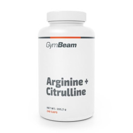 Arginină + Citrulină - GymBeam - 240 de plicuri.