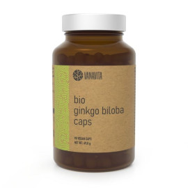 Organic Ginkgo biloba - VanaVita - 90 de capsule.