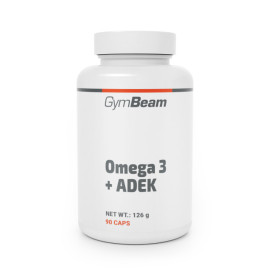 Omega 3 + ADEK - GymBeam - 90 capsule