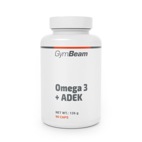 Omega 3 + ADEK - GymBeam - 90 capsule