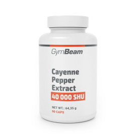 Extract de ardei Cayenne - GymBeam - 90 de pliculețe.