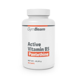 Vitamina B5 activă (Panthetin) - GymBeam - 90 de pliculețe.