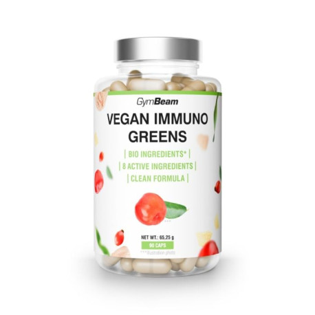 Vegan Immuno Greens - GymBeam - 90 de capsule.