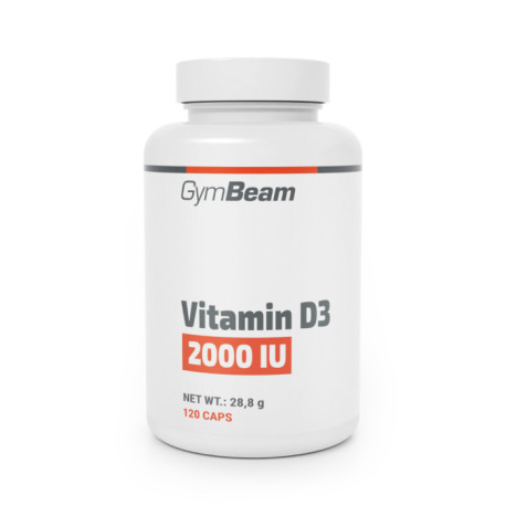 Vitamina D3 2000 UI - GymBeam - 60 de pliculețe