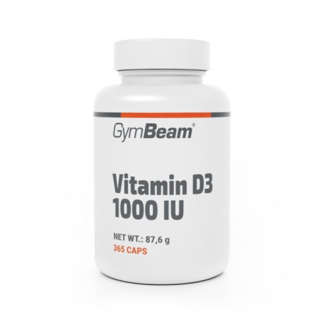 Vitamina D3 1000 UI - GymBeam - 365 capsule