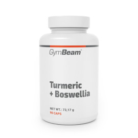Turmeric + Boswellia - GymBeam - 90 de capace.