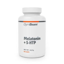 Melatonină + 5-HTP - GymBeam - 90 pliculețe