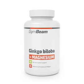 Ginkgo Biloba + Magneziu – GymBeam - 90 de pliculețe.