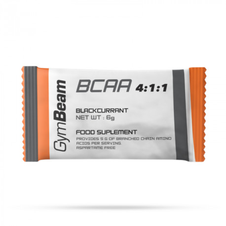 Bcaa 4:1:1 Instant - GymBeam - Coacăze negre - 6 g