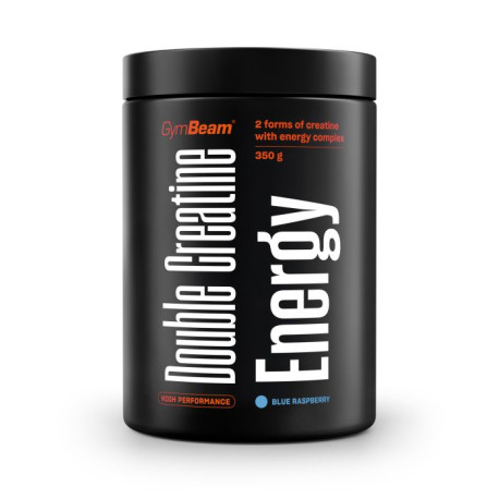 Creatine Double Energy - GymBeam - Zmeură Albastră - 350 g