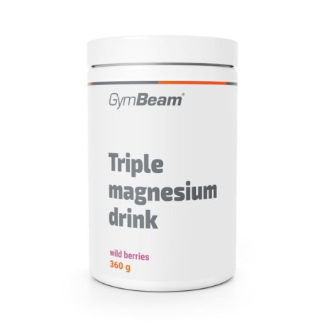 Băutură triplă cu magneziu - GymBeam - Fructe de pădure - 360 g