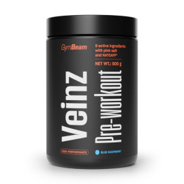 Pre-antrenament Veinz - GymBeam - Zmeură Albastră - 500 g