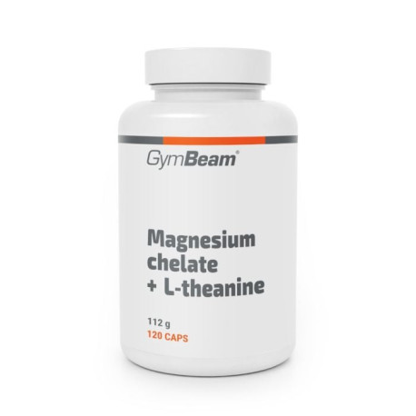 Chelat de magneziu + L-teanină - GymBeam - 120 de pliculețe.
