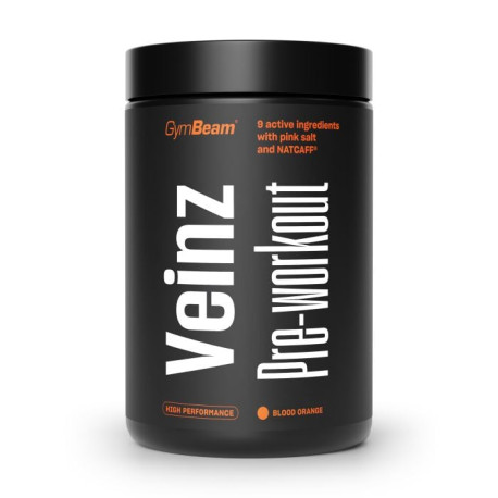 Veinz Pre-antrenament - GymBeam - Portocale roșie - 500 g