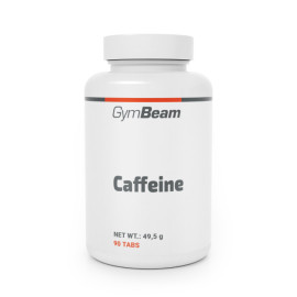 Cofeină - GymBeam - fără aromă - 90 tablete.
