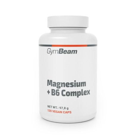 Magneziu + Complex B6 - GymBeam - 120 de buzunare.