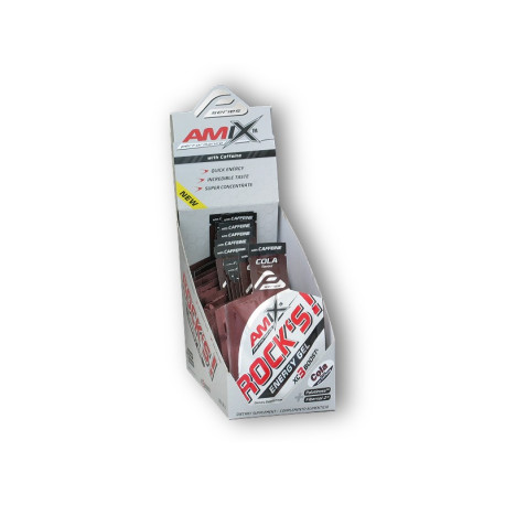 20x Rocks Energy Gel cu cofeină 32g - cola