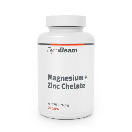 Magneziu + Quelat de zinc - GymBeam - 90 de plicuri.