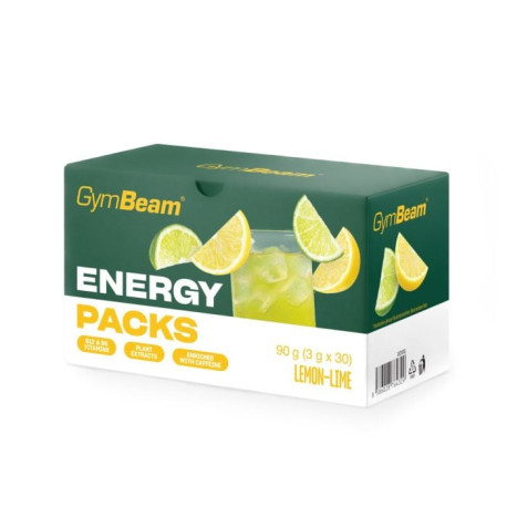 Pachete energizante - GymBeam - lime și lămâie