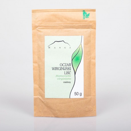 Frunze de hamamelis - Hamamelis virginiana - 50g măcinate