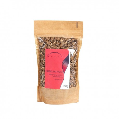 Rădăcină de gheară a diavolului - Harpagophytum procumbens - 250g tocat
