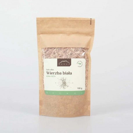 Salcie cu scoarță albă - Salix alba - 100g tocat