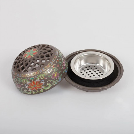 Arzător de tămâie lotus roșu