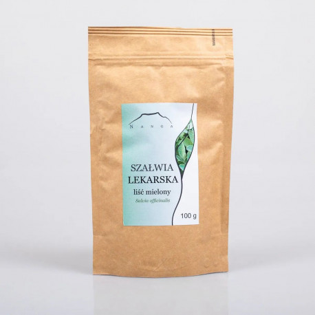 Frunze de salvie - Salvia officinalis - 100g măcinate