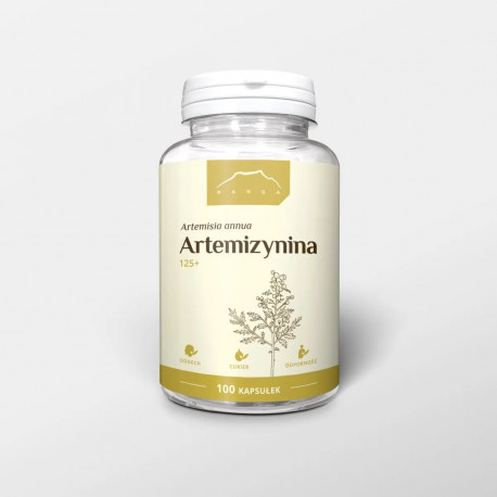 Artemisinină 125+ Absent anual (100 capsule x 500mg) - Artemisia annua