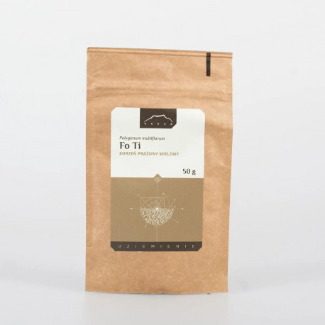 Fo Ti - He shou wu - Polygonum multiflorum - 50g rădăcină prăjită - măcinată