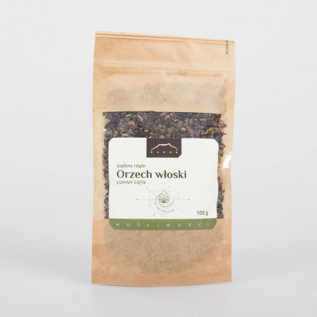 Nuc regal - Solzi verzi - Juglans regia - 100g măcinat