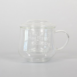 Cană de sticlă Atos cu infuzor