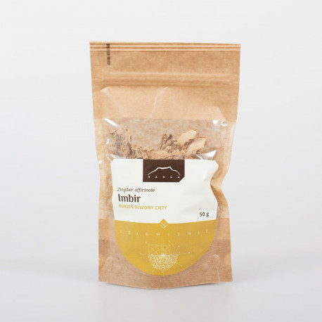 Rădăcină uscată de ghimbir - 50g tăiată