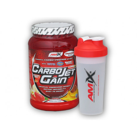 CarboJet Gain 1000g + Shaker - Banană