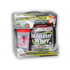 Anabolic Monster Whey 2200g + Monster Shaker - Ciocolată Dublă