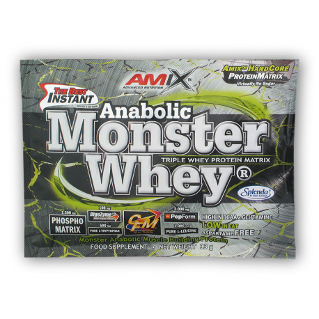 Anabolic Monster Whey 33g Acțiune - Zmeură Proaspătă