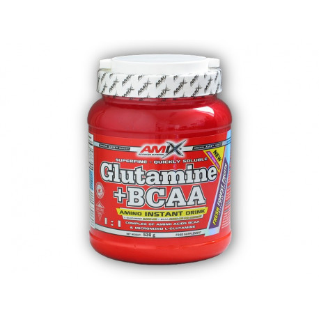 L-Glutamină + BCAA 530g - cola blast