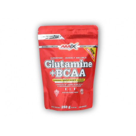L-Glutamină + BCAA 250g plic - fructe de pădure