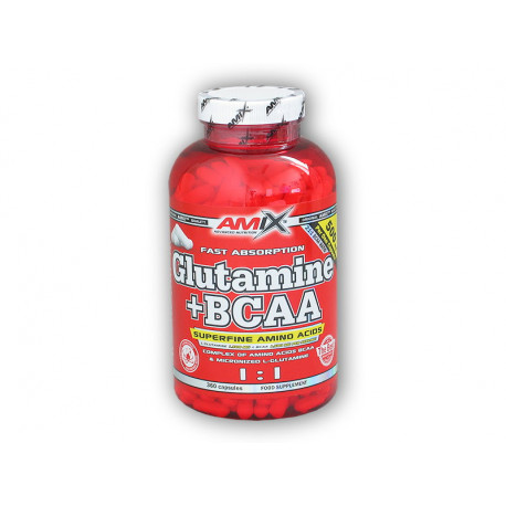 L-Glutamină + BCAA 360 capsule