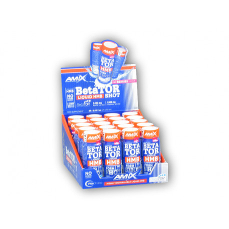 BetaTOR Liquid shot 20x60ml - fructe de pădure roșii