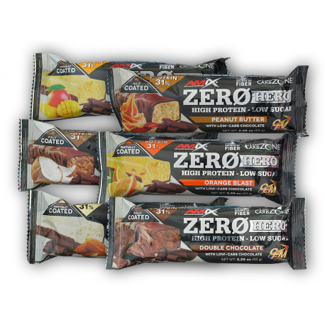 Baton Zero Hero High Protein Low Sugar 65g - Tropical Mango
