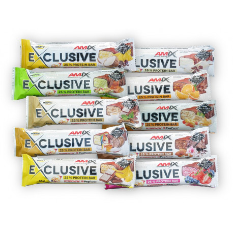 12x Baton proteic exclusiv 85g MIX - Ciocolată portocalie