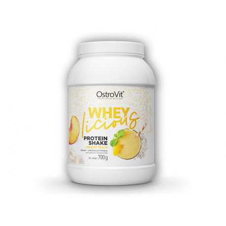 WHEYlicious protein 700g - căpșuni cu biscuiți
