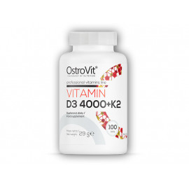 Vitamina D3 4000 UI + K2 100 comprimate