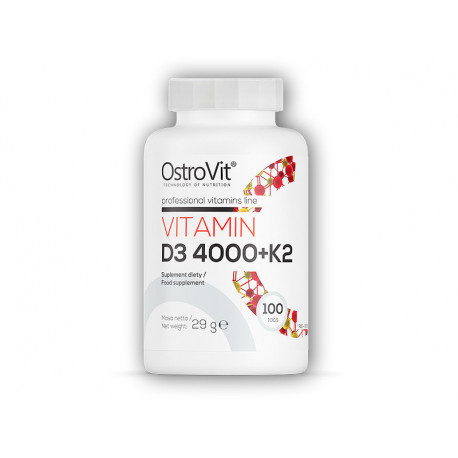 Vitamina D3 4000 UI + K2 100 comprimate