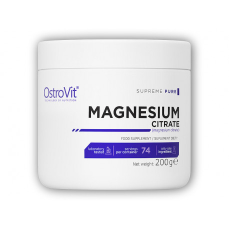 Citrat de magneziu suprem 200g - natural