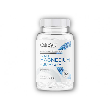 Magneziu triplu + B6 P-5-P 90 capsule