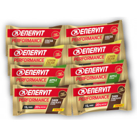 Baton Enervit Performance - Utilizare dublă 2x30g - măr